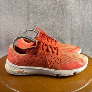 Sperry Shoes Womens Size 8.5M Lace Up Sneaker’s Orange